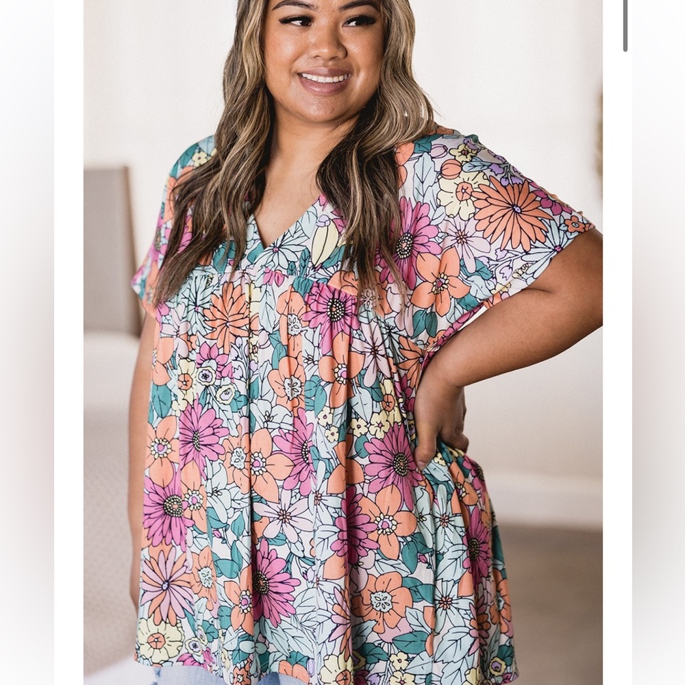 First Love Floral Blouse